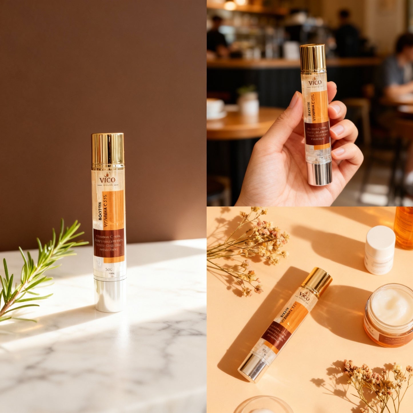 Pele Radiante e Jovem com Booster Vitamina C 25%